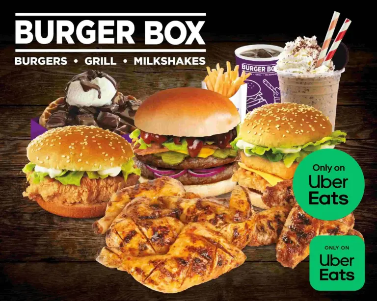 Burger box Menu prices