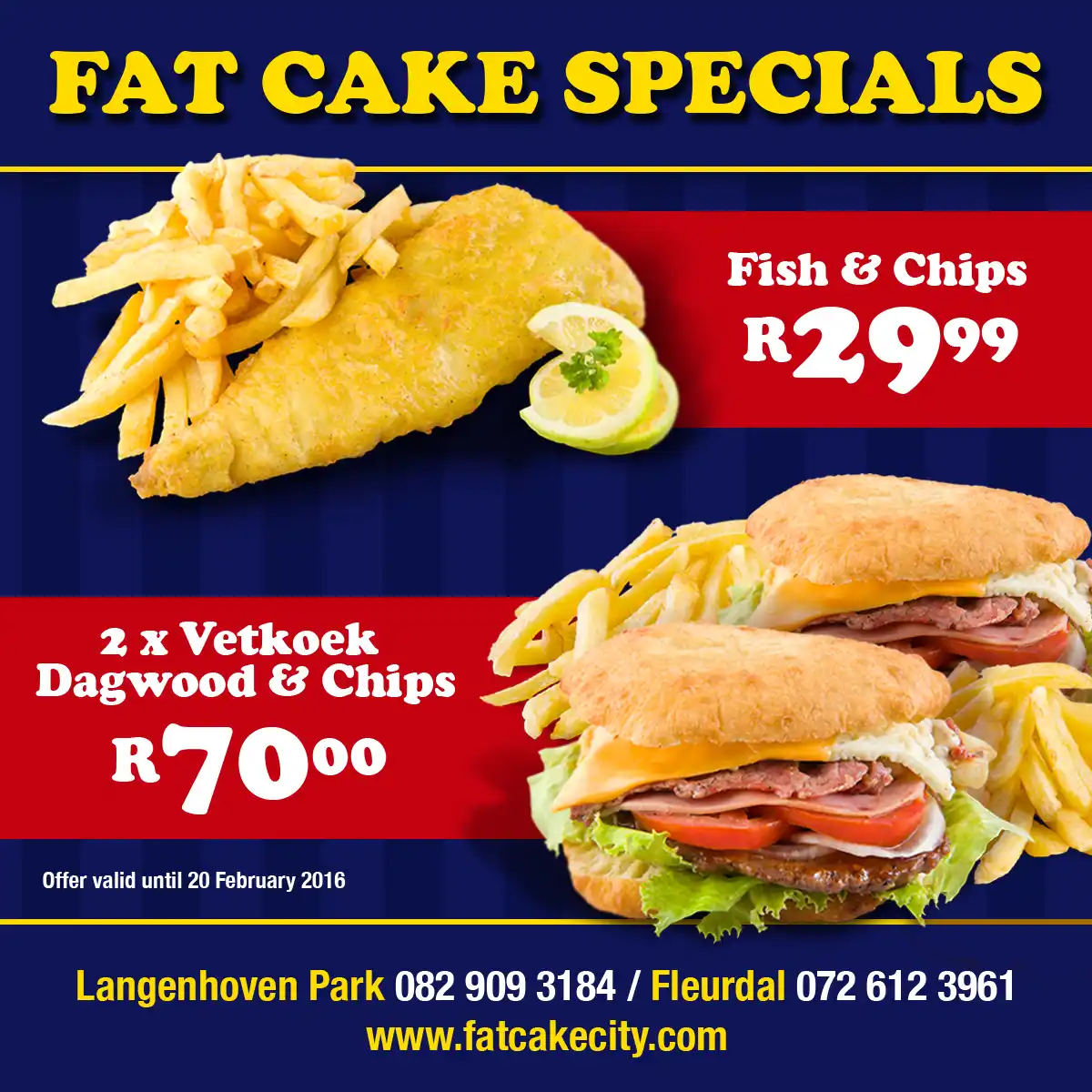 Fat Cake City Menu With Latest Prices in South Africa 2024