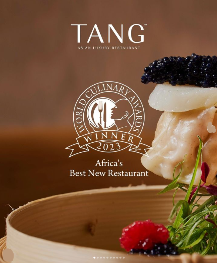 Tang Asian Luxury Restaurant & Bar Menu