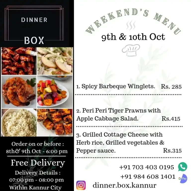 dinnerbox price