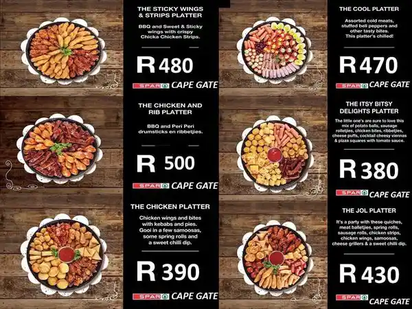 spar platter price